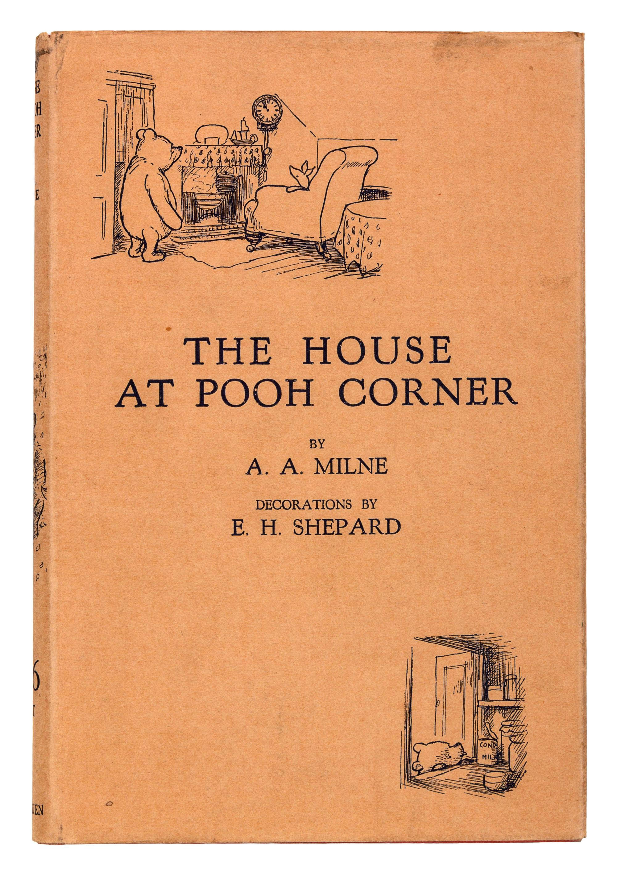 MILNE, Alan Alexander (1882-1956). When We Were Very Young . London: Methuen & Co., 1924. -- Winnie-the-Pooh . London: Methuen & Co., 1926. -- Now We are Six . London: Methuen & Co., 1927. -- The House at Pooh Corner . London: Methuen & Co., 1928.
