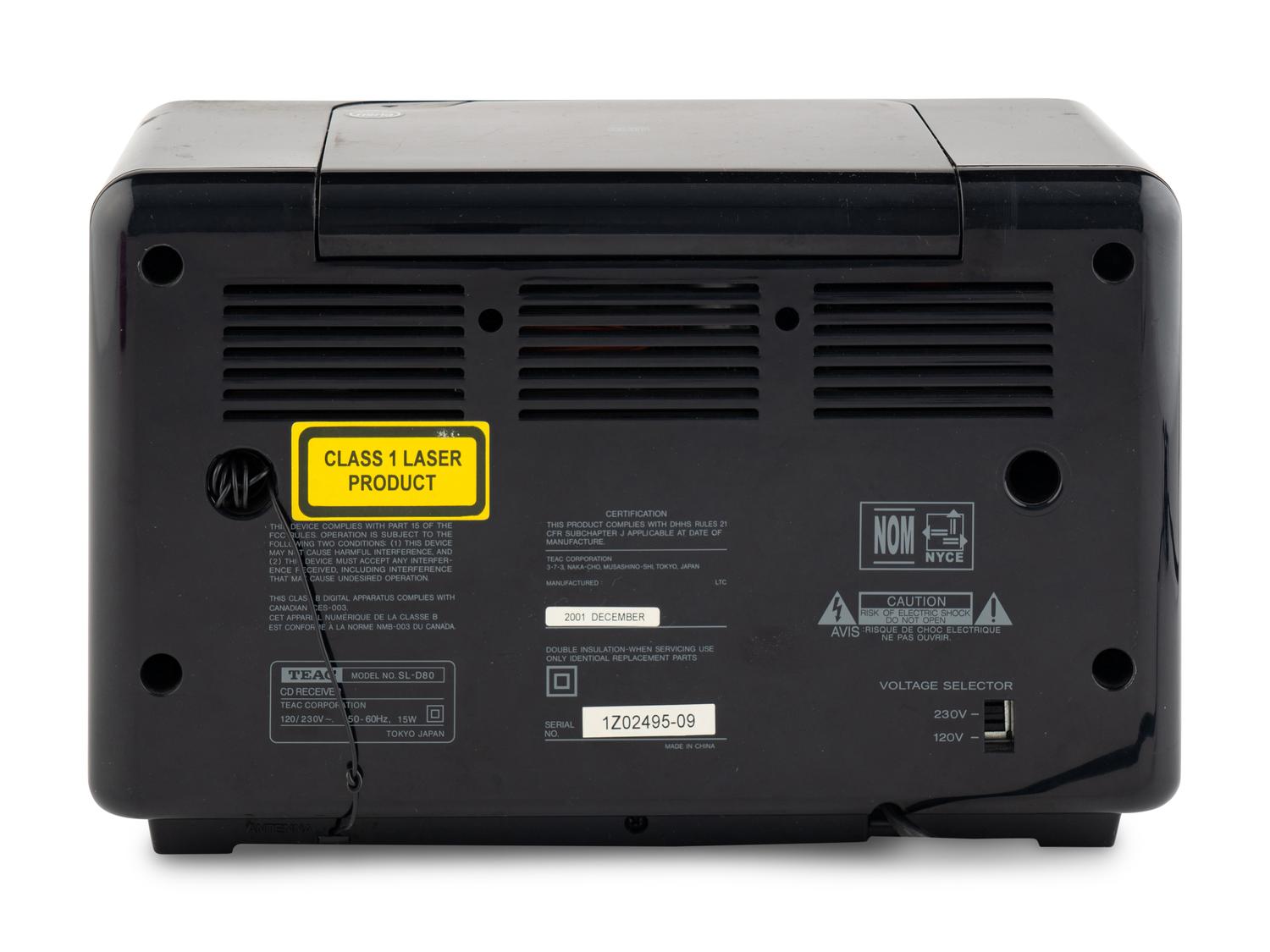 A TEAC Model SL-D80 Stereo Radio CD Player