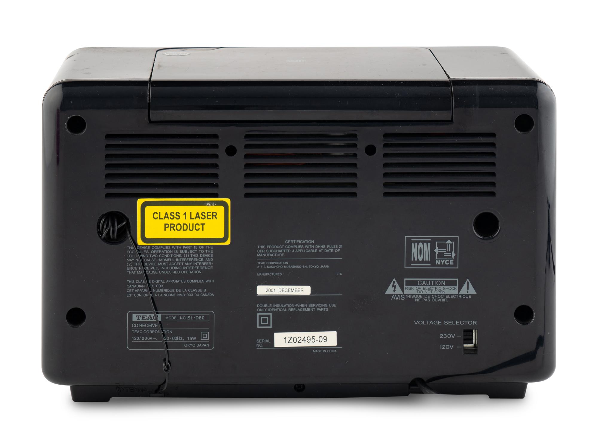A TEAC Model SL-D80 Stereo Radio CD Player
