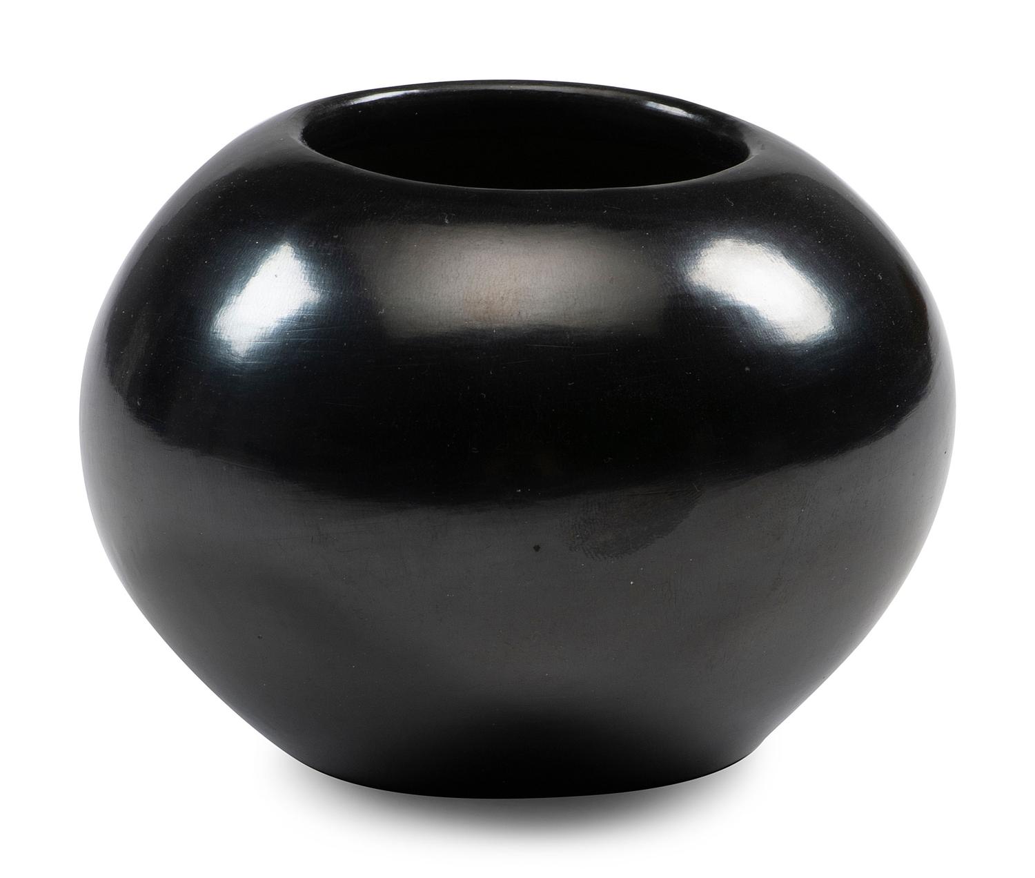 Blackware Pottery Bowl, 1956-1965