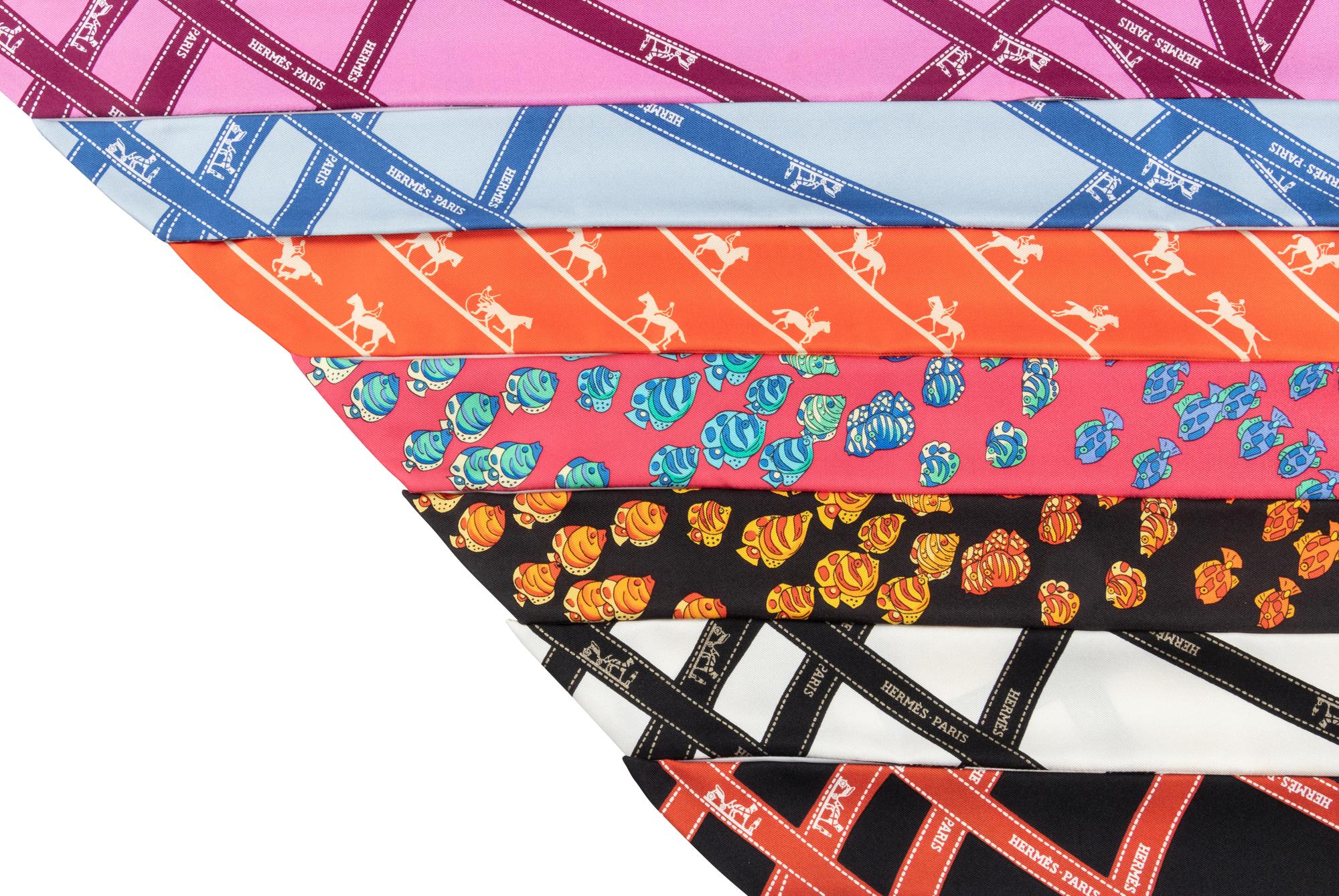 Seven Hermès 88cm Silk Twillys