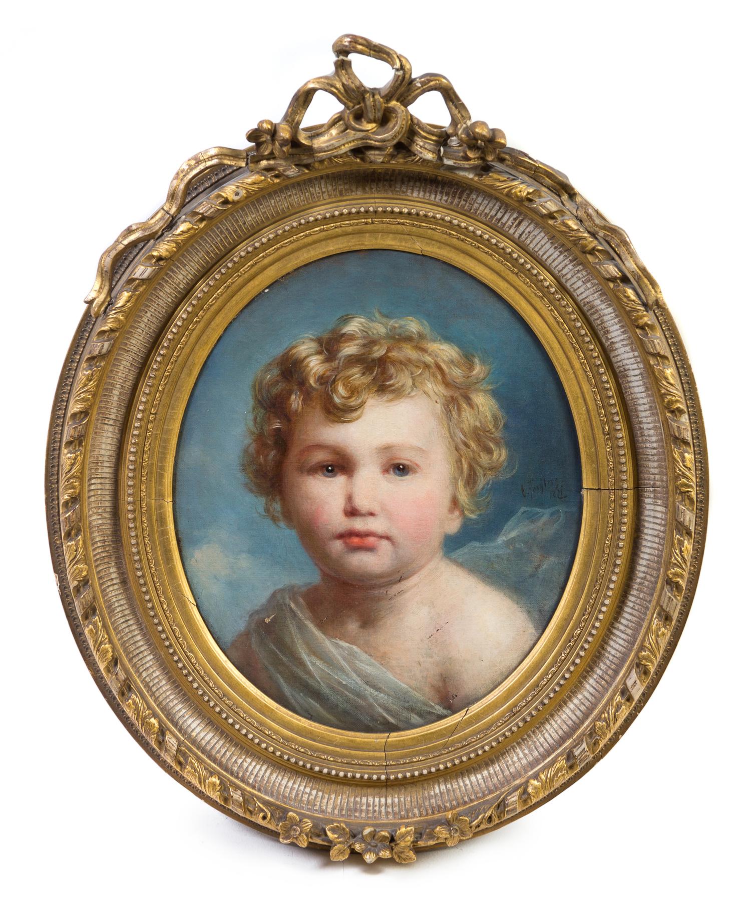 C. Freijberg, (19th Century), Portrait of a Child, 1871