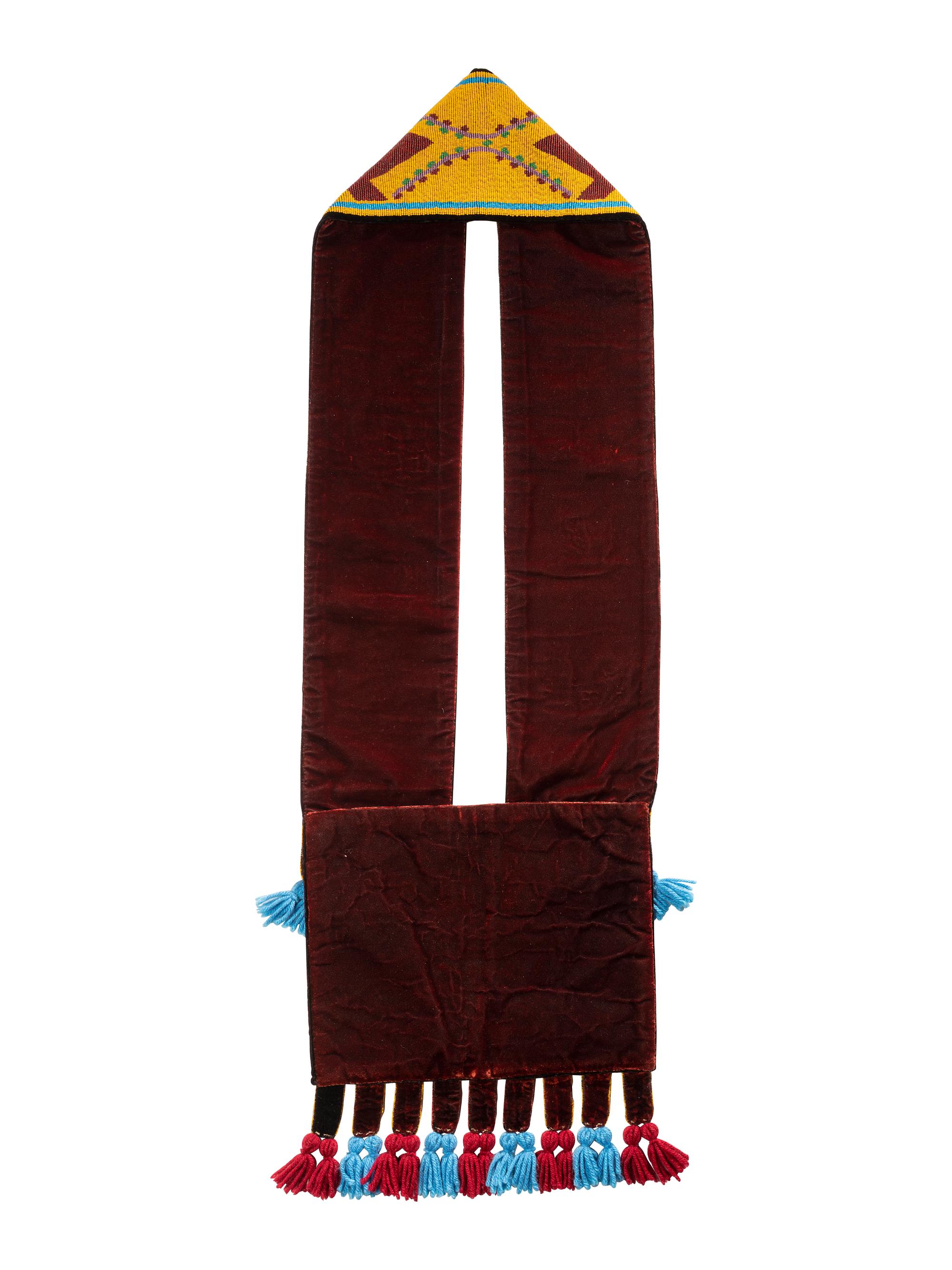 Ho Chunk Beaded Bandolier Bag