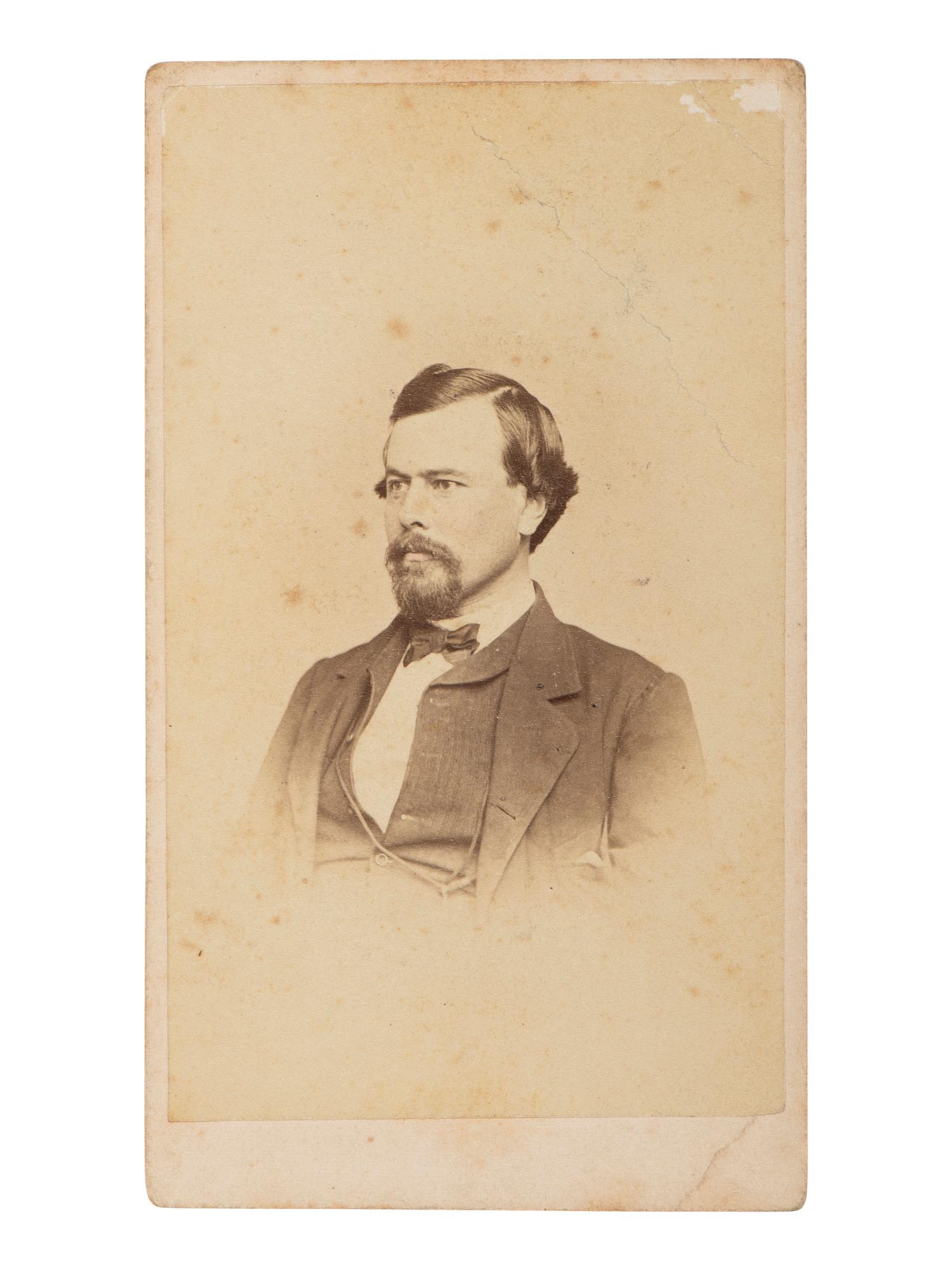 [CIVIL WAR - GETTYSBURG]. CDV of General Stephen Weed, KIA at Gettysburg.