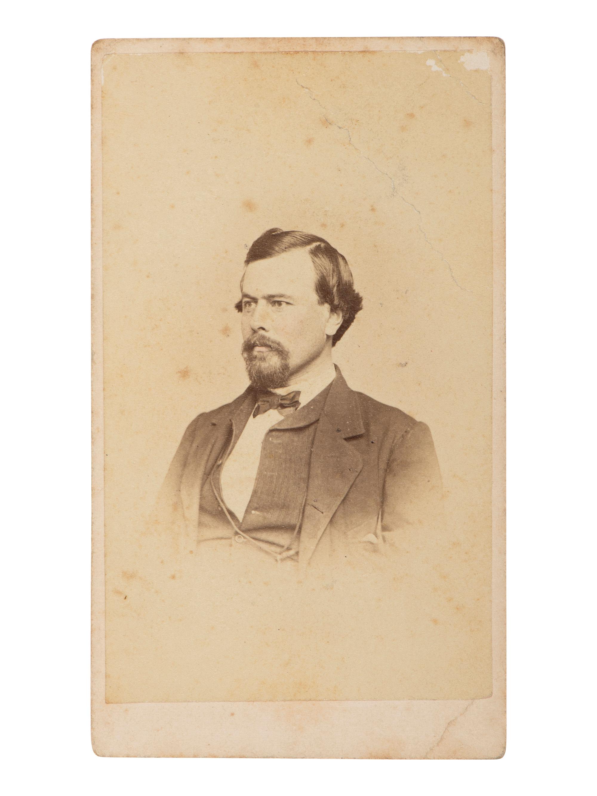 [CIVIL WAR - GETTYSBURG]. CDV of General Stephen Weed, KIA at Gettysburg.