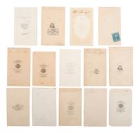 [CIVIL WAR]. A group of 14 CDVs of Union officers, incl. Generals Anderson, McDowell, Meade, Stoneman, Hooker, Banks, Kearny, and Admiral Farragut.