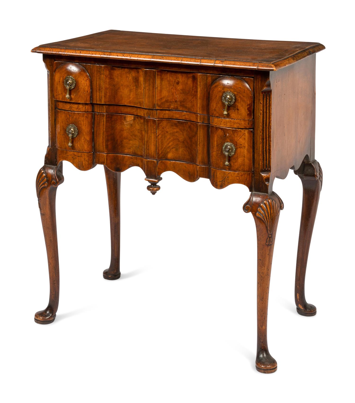 A Dutch Walnut Dressing Table