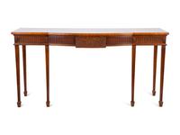 A Regency Style Mahogany Crossbanded Server — 20TH CENTURY