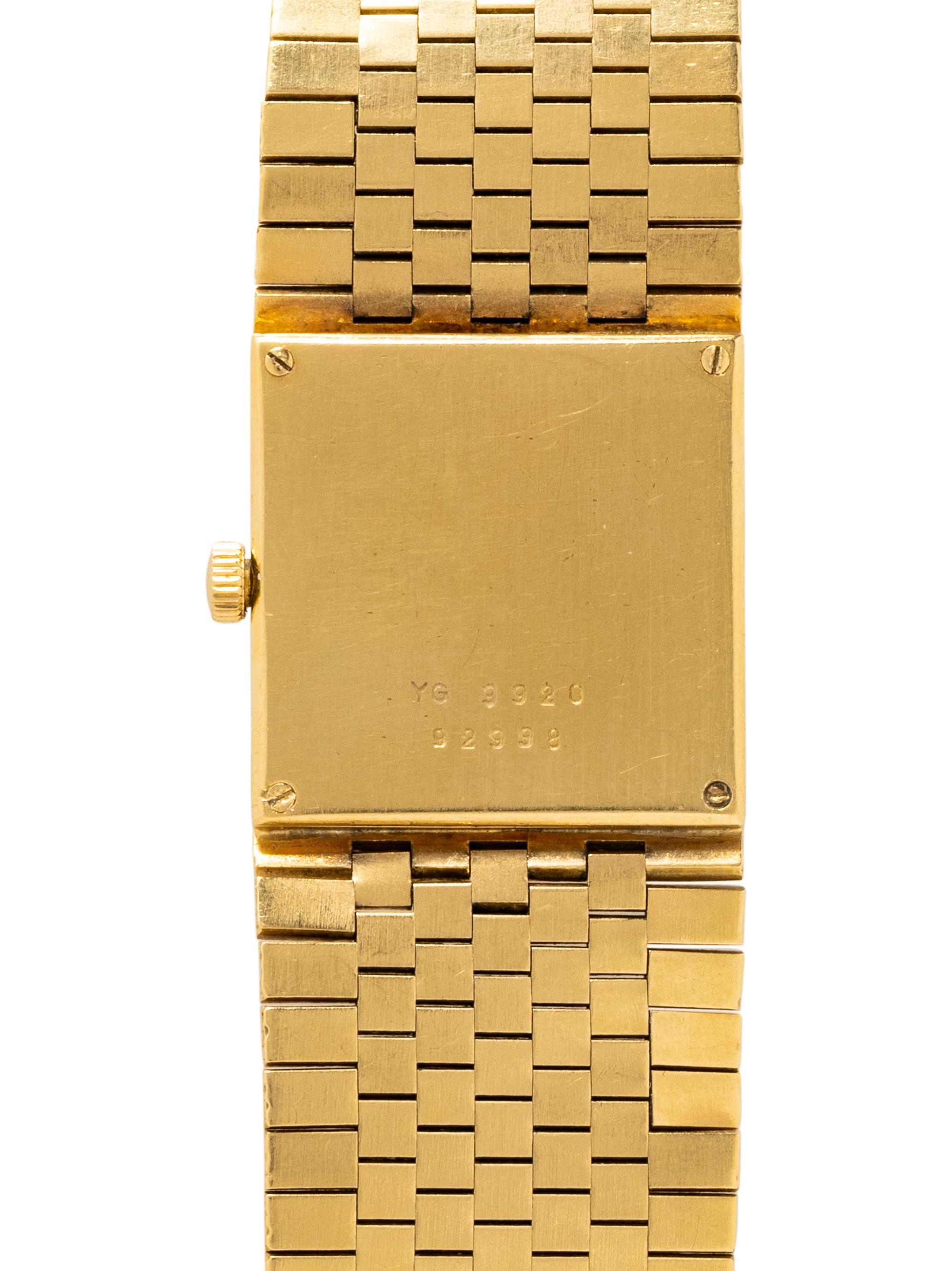 BUECHE GIROD, REF. 9920 18K YELLOW GOLD WATCH