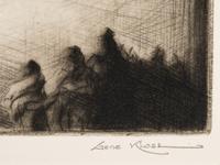 A group of three prints ( Corn Husking - Taos Pueblo; Saint's Day Processional; Gift Bearing at Dawn)