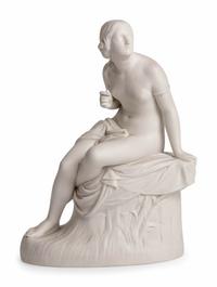 A Copeland Parianware Figure of Seated Venus
