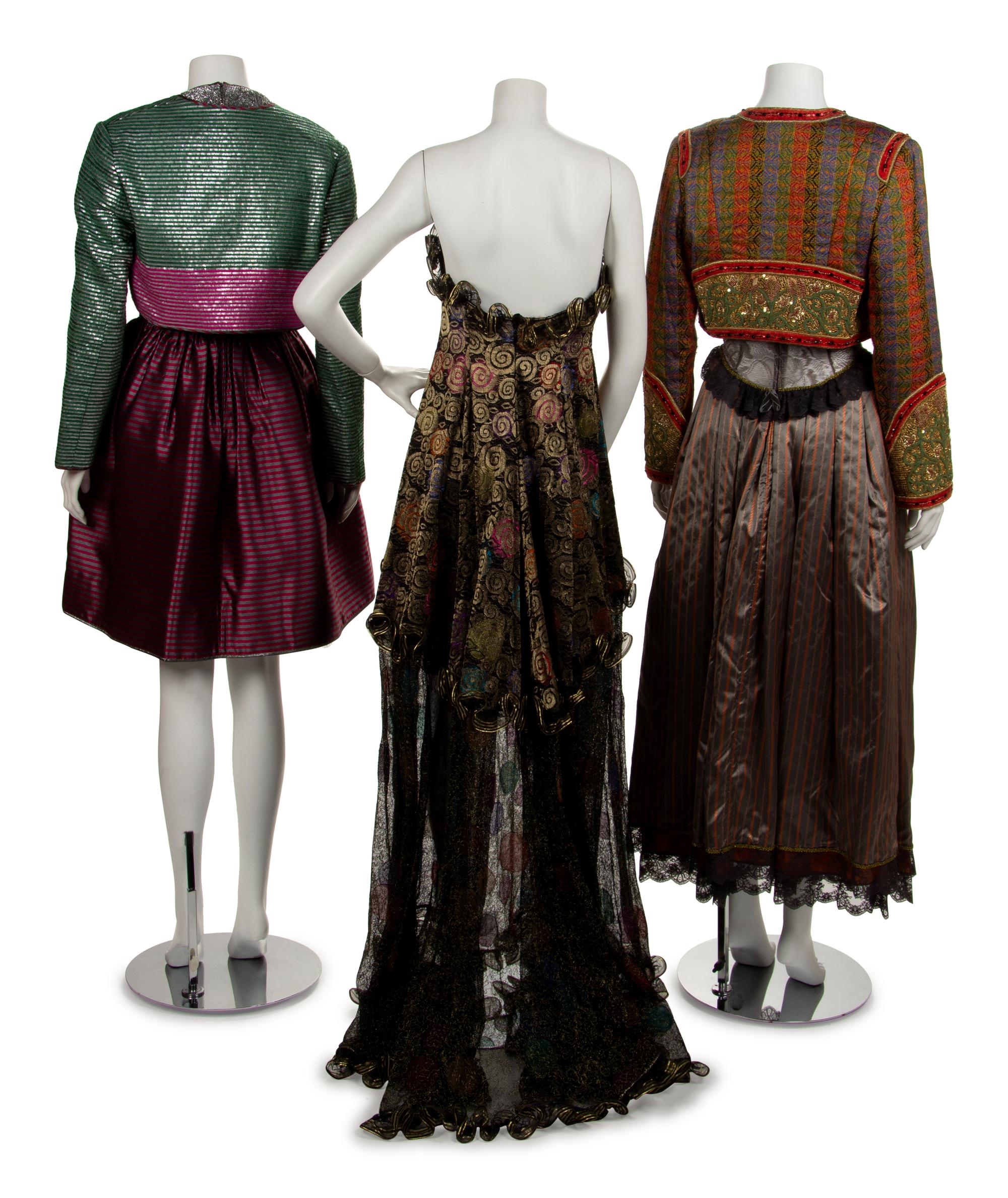 Three Geoffrey Beene Dresses, Fall 1988