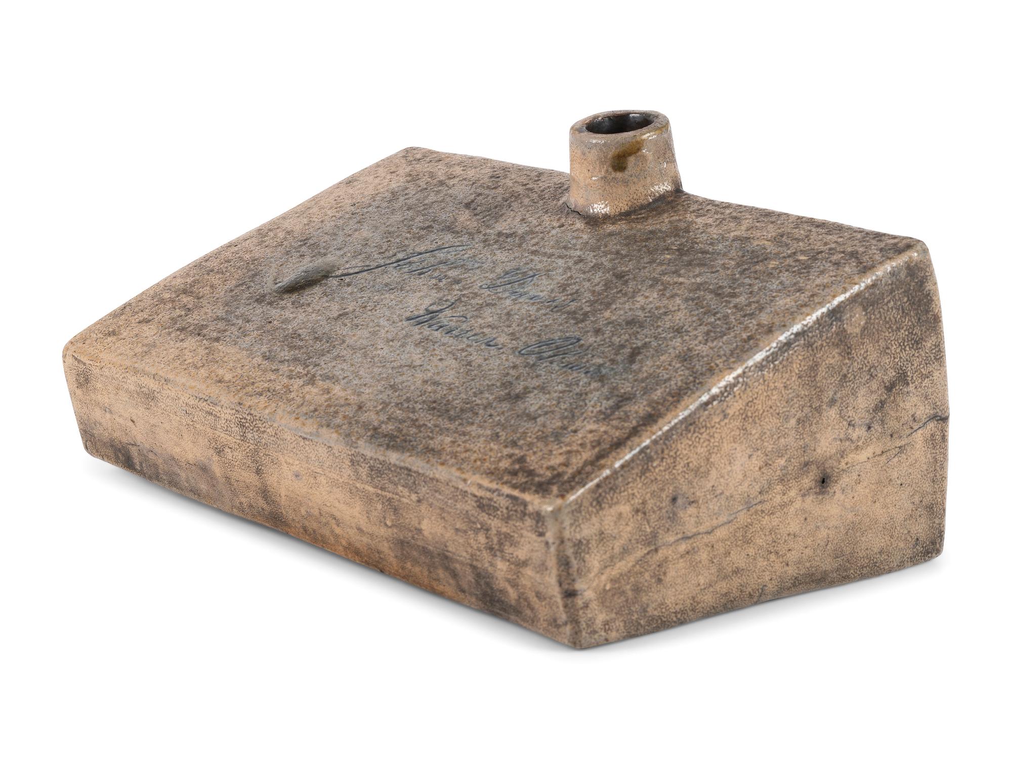 An Ohio Stoneware Foot Warmer