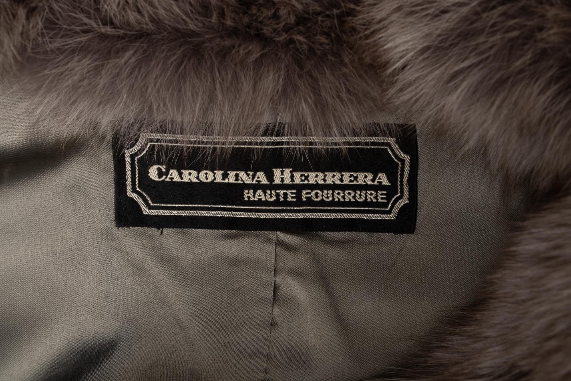 Carolina Herrera Haute Fourrure Fox Jacket, 1980s