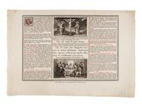 [PLANTIN PRESS]. Broadside printing of the Liturgy of the Eucharist. Antwerp: Architypographia Plantiniana, n.d. [ca 18th-century?].