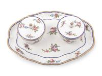 A S è vres Style Porcelain Confiture Stand