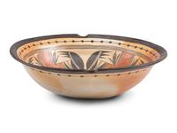 Polychrome Pottery Dish