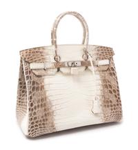 An Hermes Himalayan Niloticus Crocodile 35cm Birkin Handbag, 14" x 10" x 7".