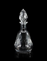 Three Baccarat Armagnac Cut Glass Decanters