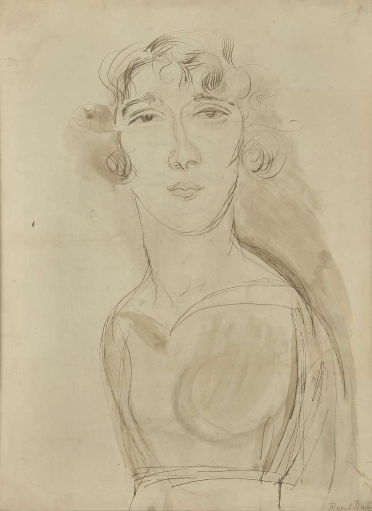 Raoul Dufy (French, 1877-1953) - Buste de Femme