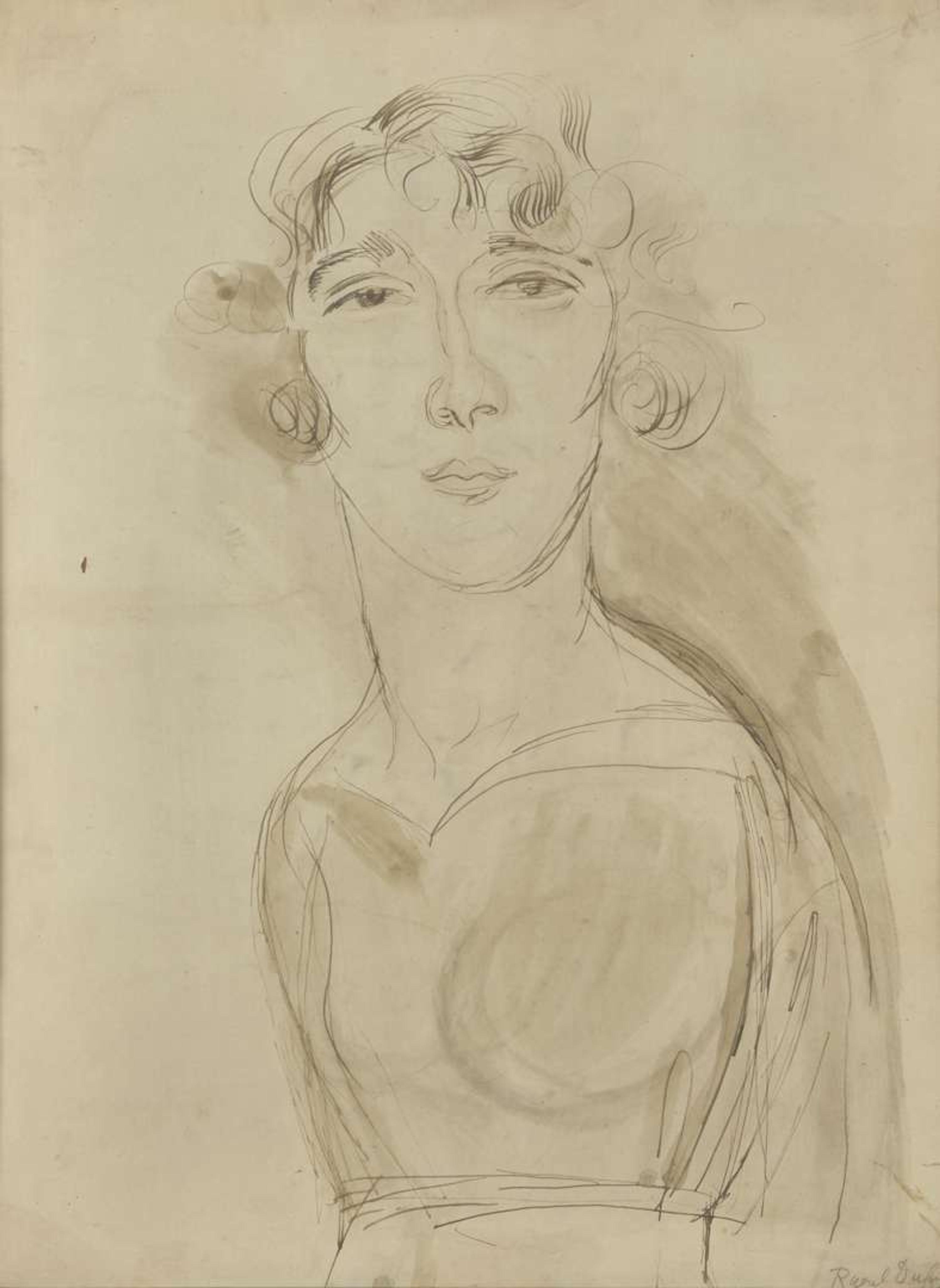 Raoul Dufy (French, 1877-1953) - Buste de Femme