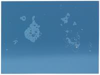 Ed Ruscha, (American, b. 1937), Blue Suds, 1971