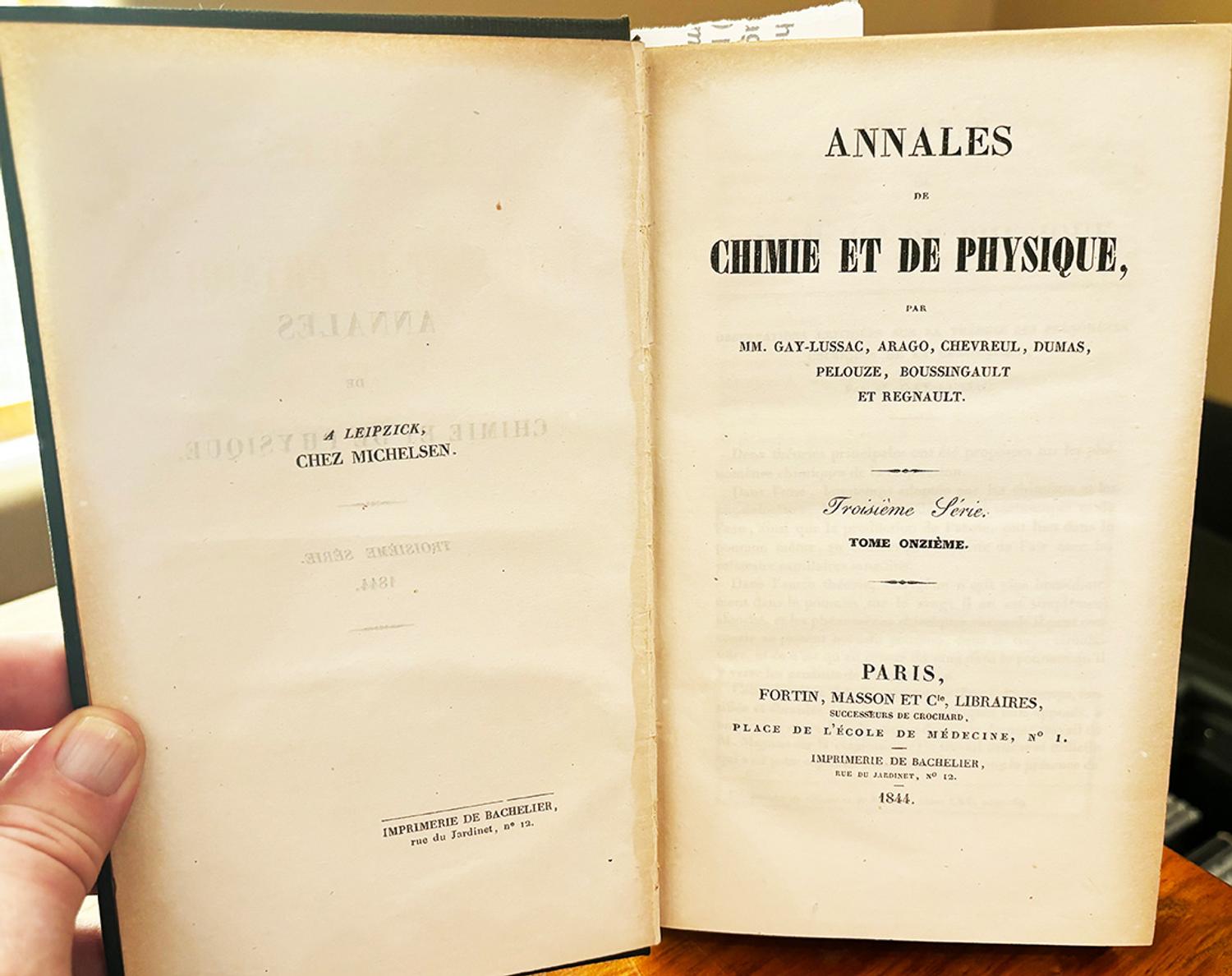 [History of Daguerreotype] Annales de Chimie et de Physique
