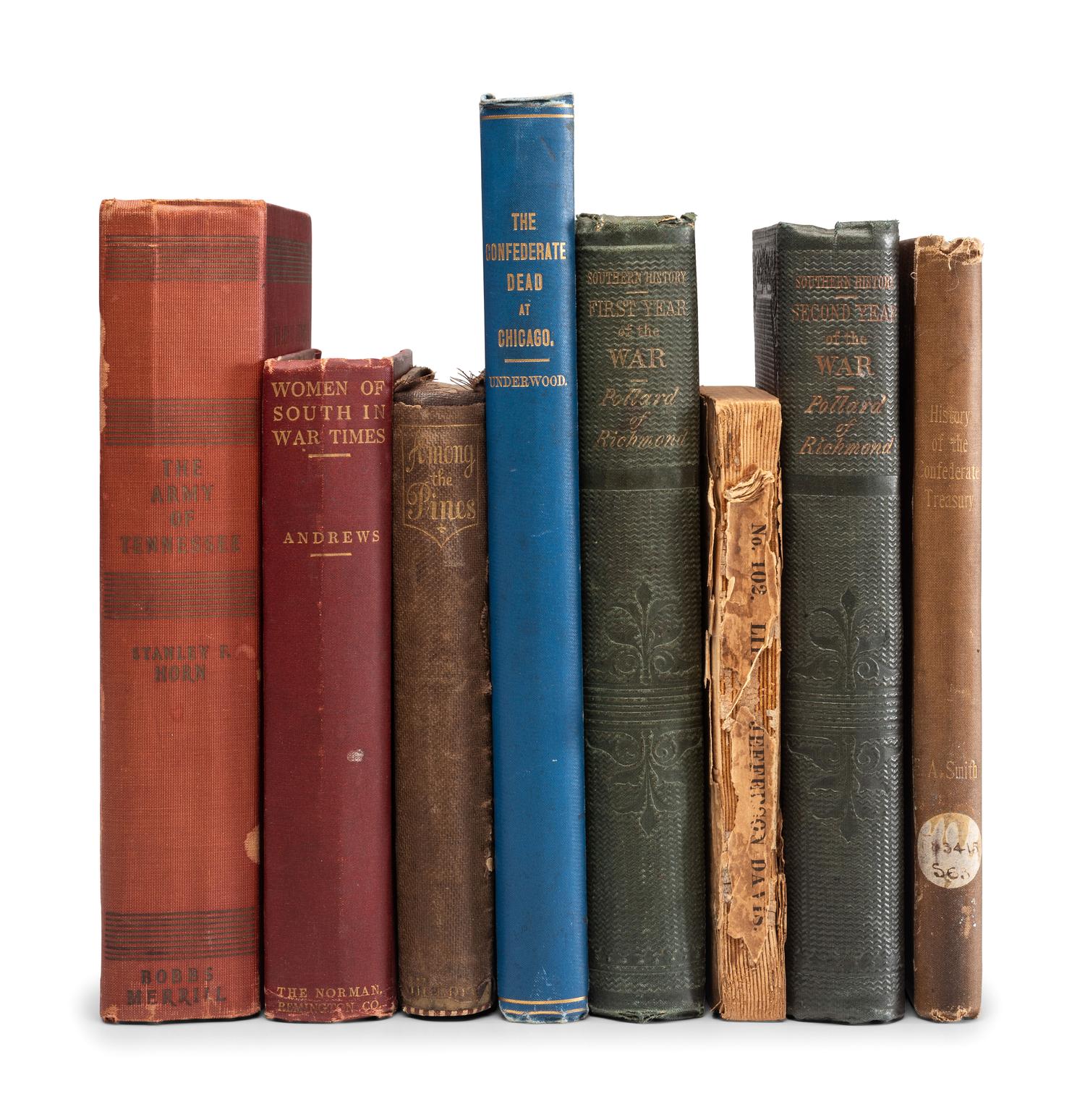 [CIVIL WAR - CONFEDERACY]. A group of memoirs and histories of the Civil War from a Southern perspective, comprising: