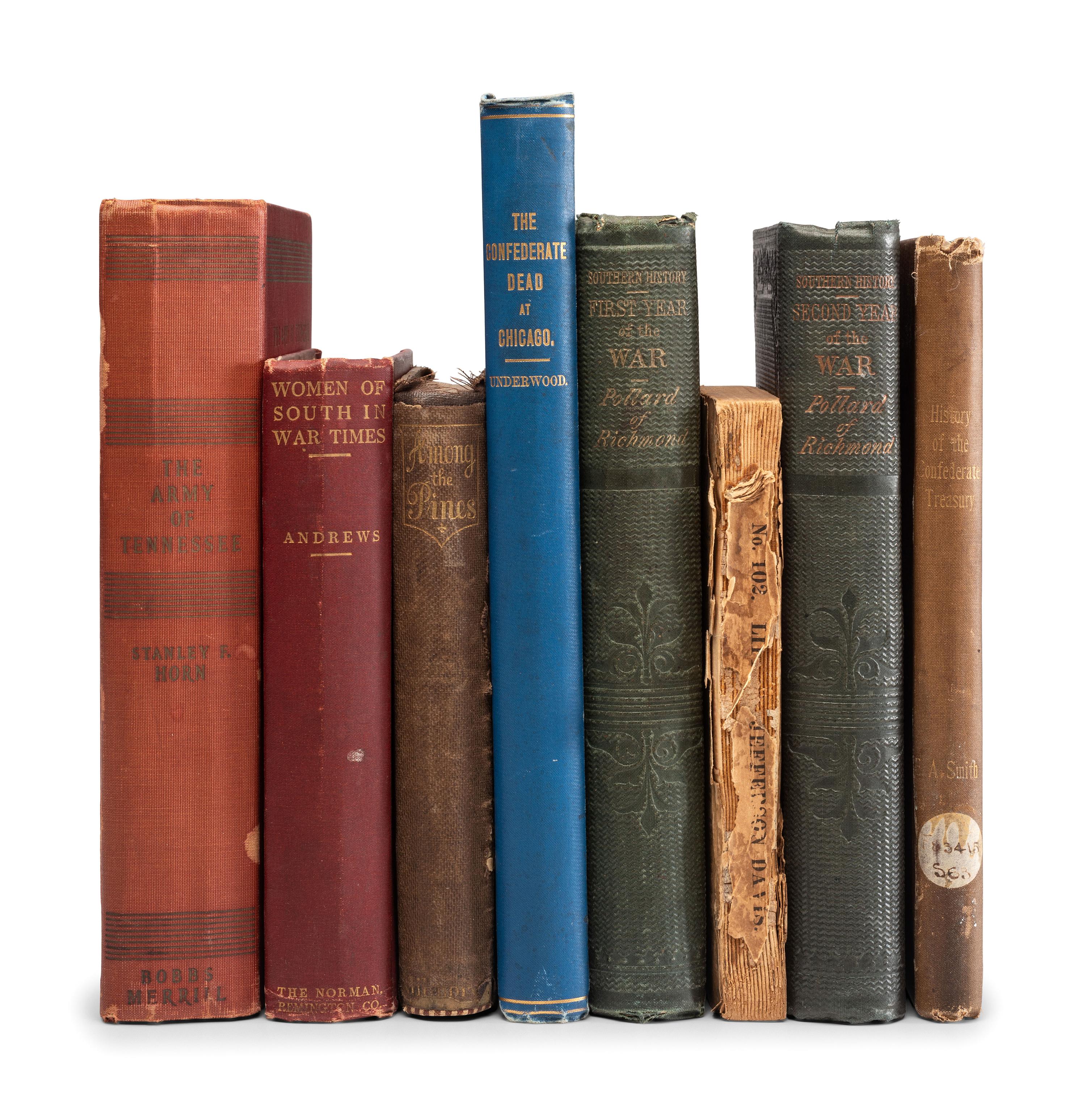 [CIVIL WAR - CONFEDERACY]. A group of memoirs and histories of the Civil War from a Southern perspective, comprising: