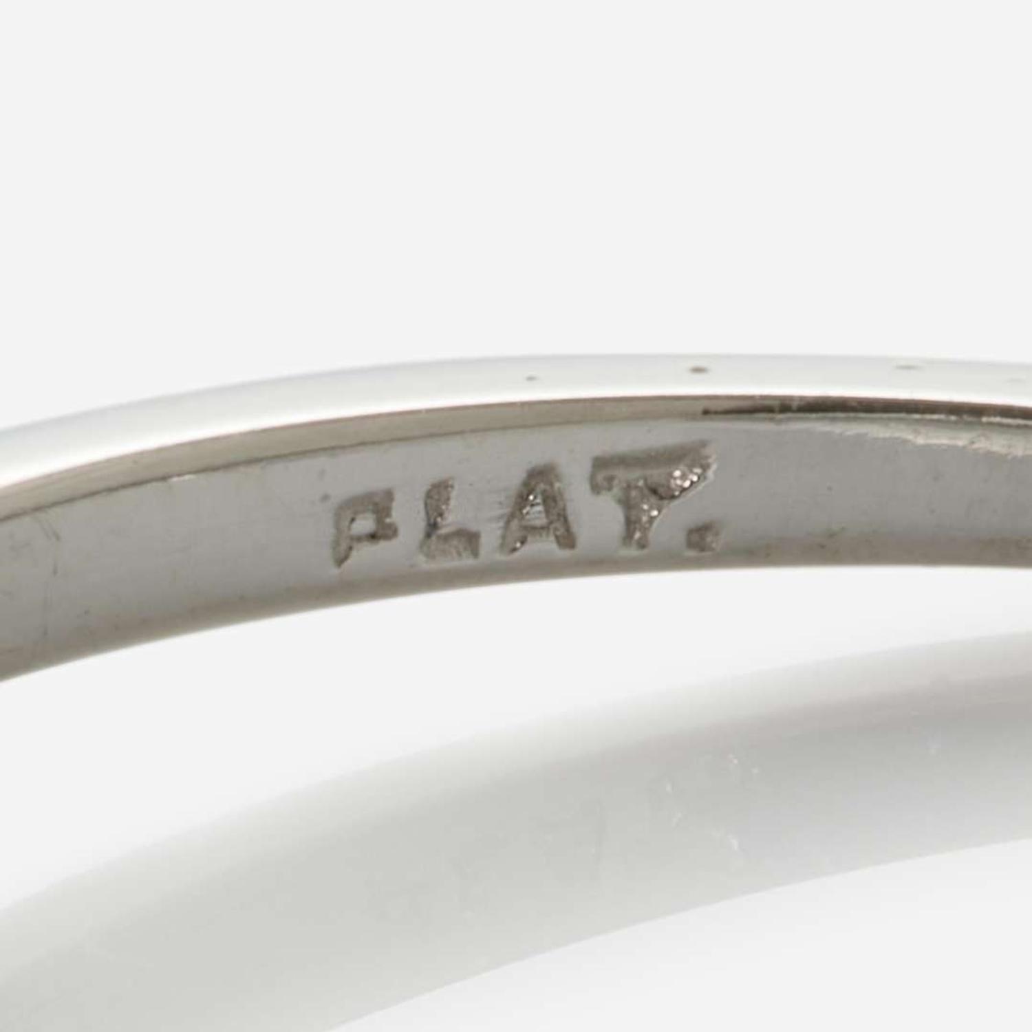 A Platinum and Diamond Ring