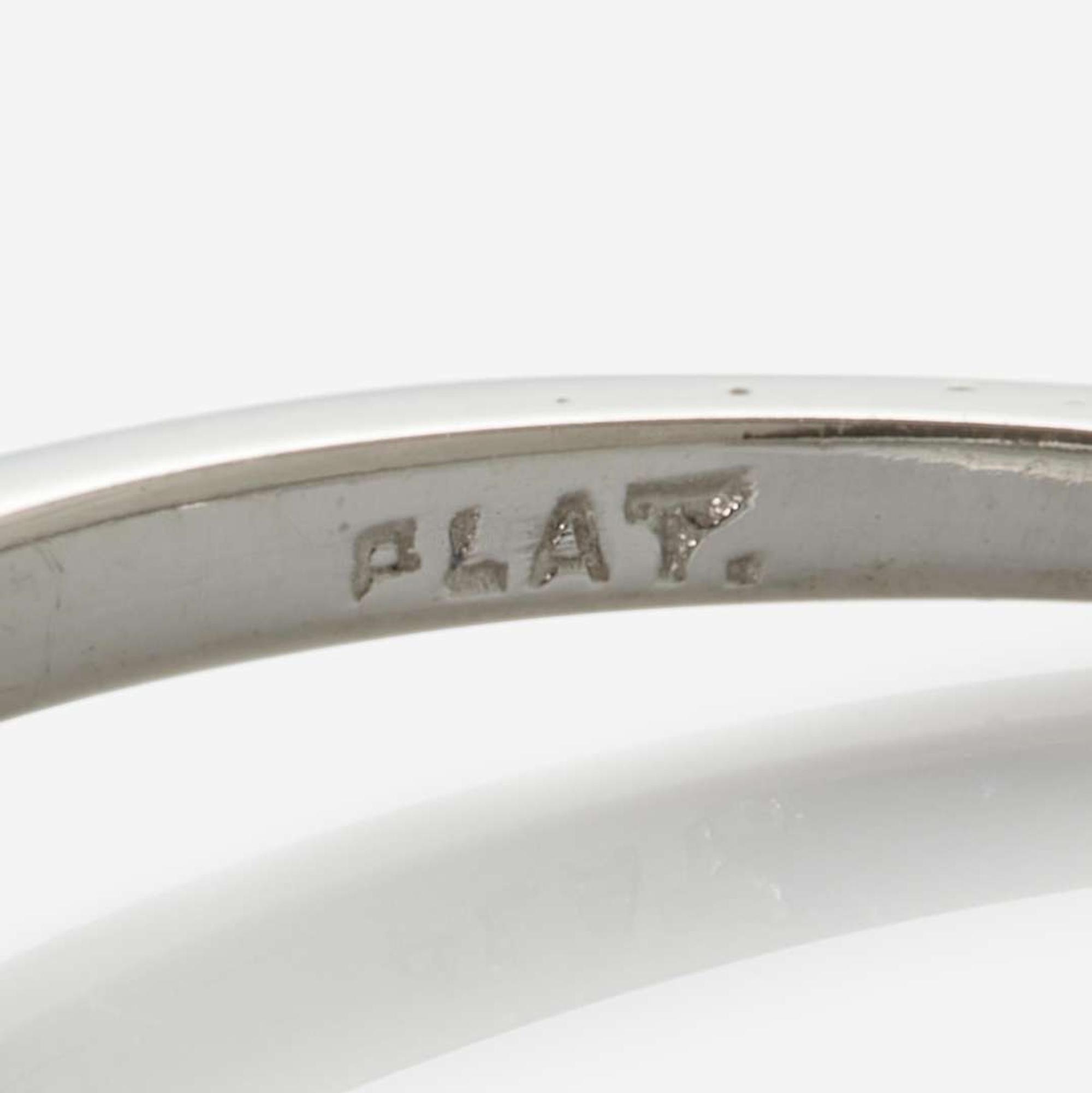 A Platinum and Diamond Ring