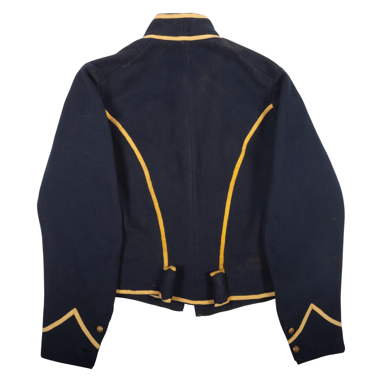 Civil War Era Cavalry Trimmed Mounted Services Jacket