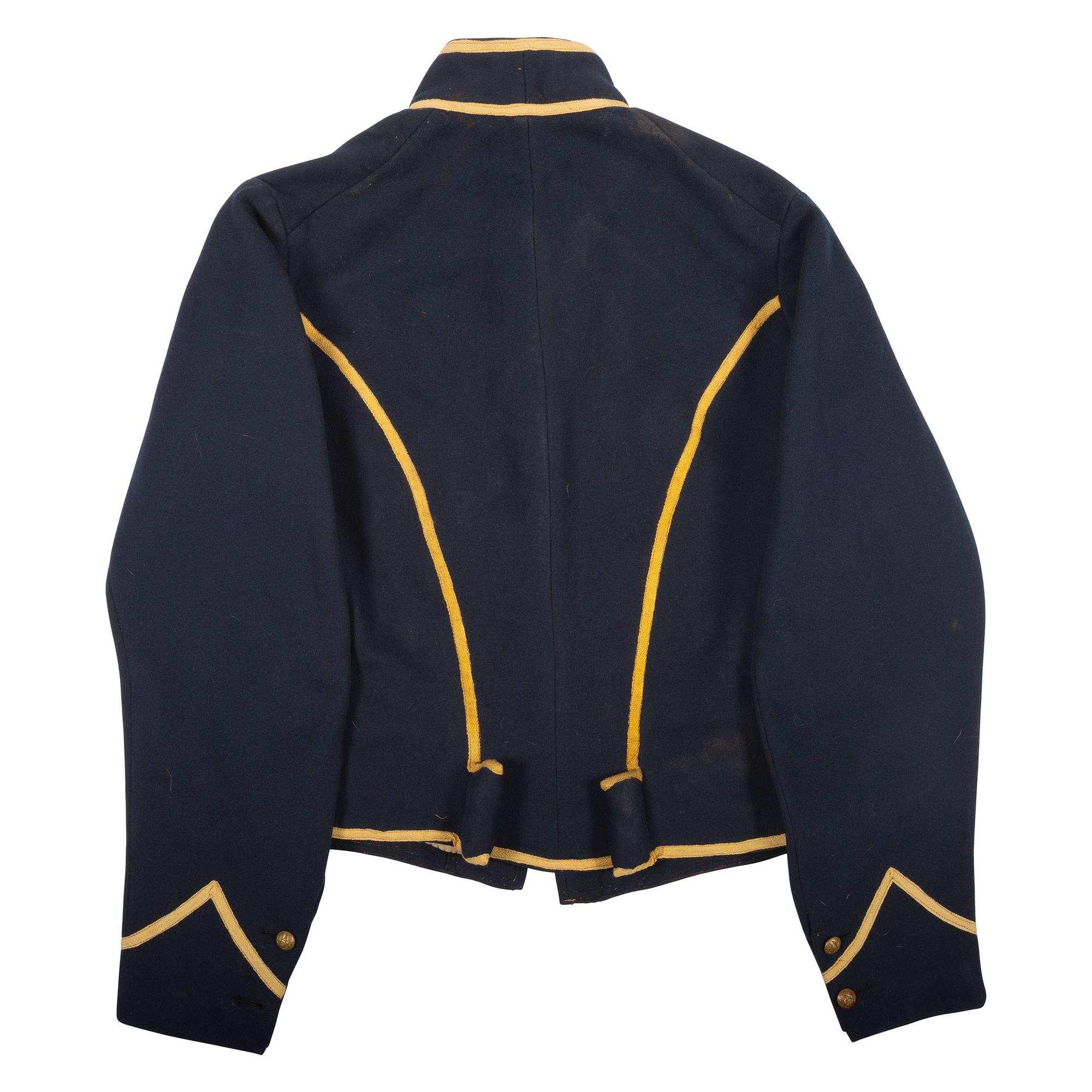 Civil War Era Cavalry Trimmed Mounted Services Jacket