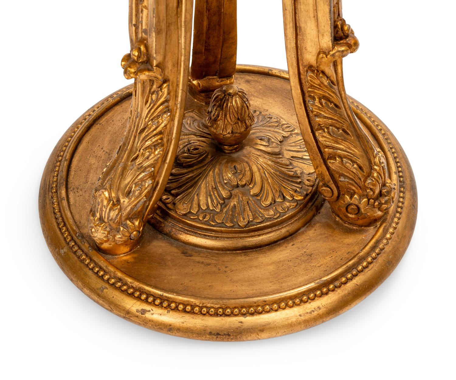 A Pair of Neoclassical Style Giltwood Jardinières