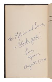 [AFRICAN-AMERICAN LITERATURE]. BROOKS, Gwendolyn (1917-2000). A Street in Bronzeville. New York and London: Harper & Brothers Publishers, 1945.
