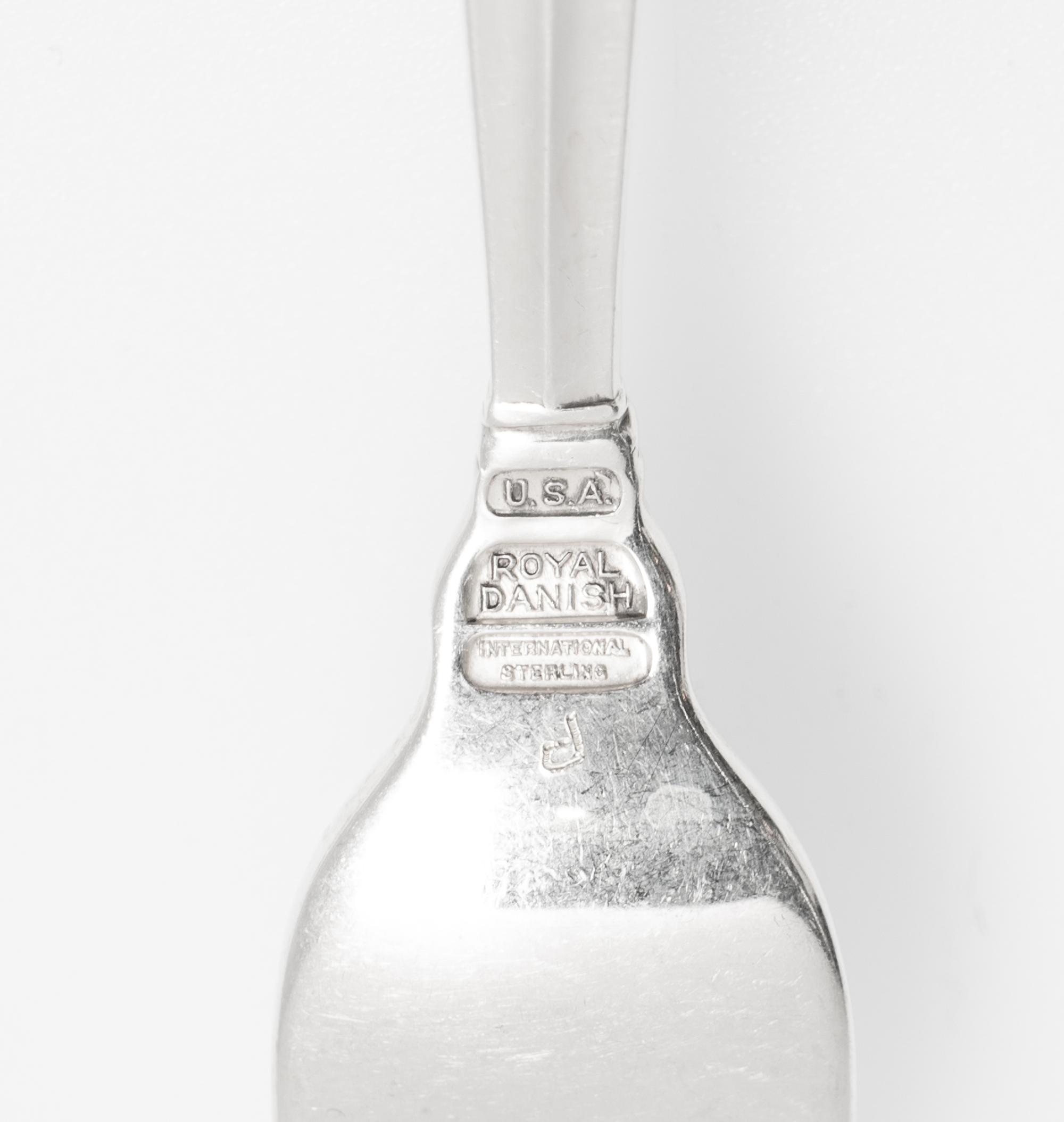 An American Silver Flatware Service