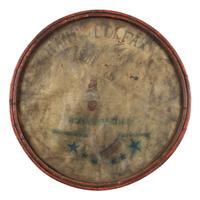 [POLITICS IN AMERICA] - [GRANT, Ulysses S. (1822-1885)]. Grant/Colfax folk art drum head created for the 1868 campaign.
