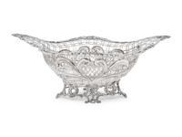 A Pair of Victorian Silver Reticulated Baskets