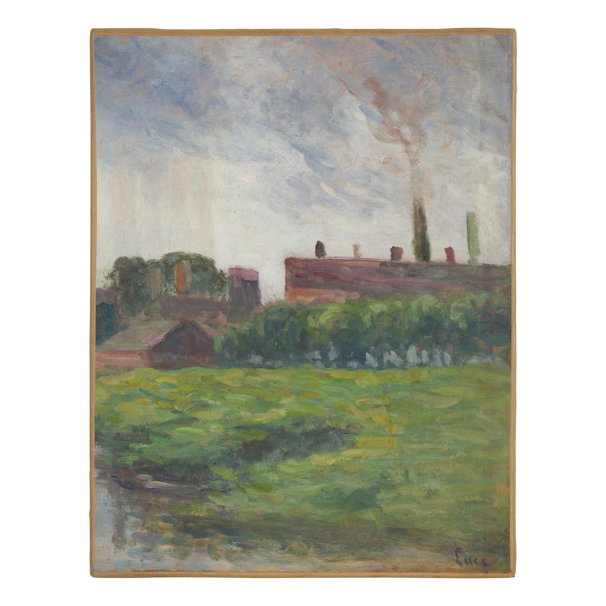 Maximilien Luce (French, 1858-1941) — Paysage près de Charleroi