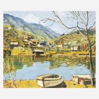 Walter Elmer Schofield (American, 1867–1944) By the Lake (Most Likely Tujunga, California)
