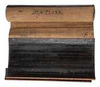 Orrin W. Clark, Company H, 60th Massachusetts Volunteer Infantry Regiment. Civil War-era writing kit patented by George Hathaway, 1861.