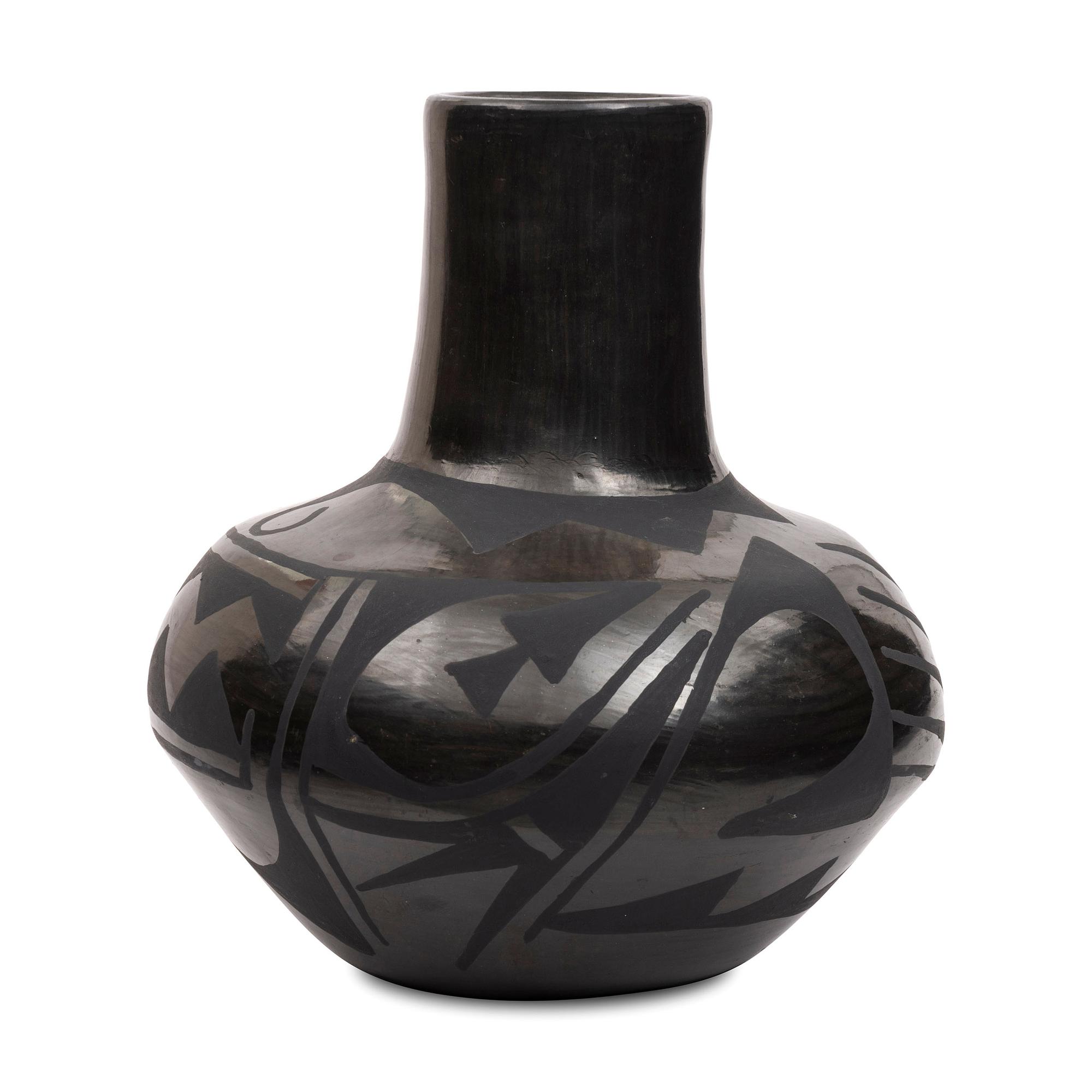 Blackware Pottery Vase
