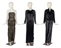 Three Designer Ensembles by Amen Wardy, Givenchy, and One Unlabeled, 1980s