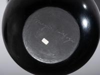 Carved Blackware Pottery Jar