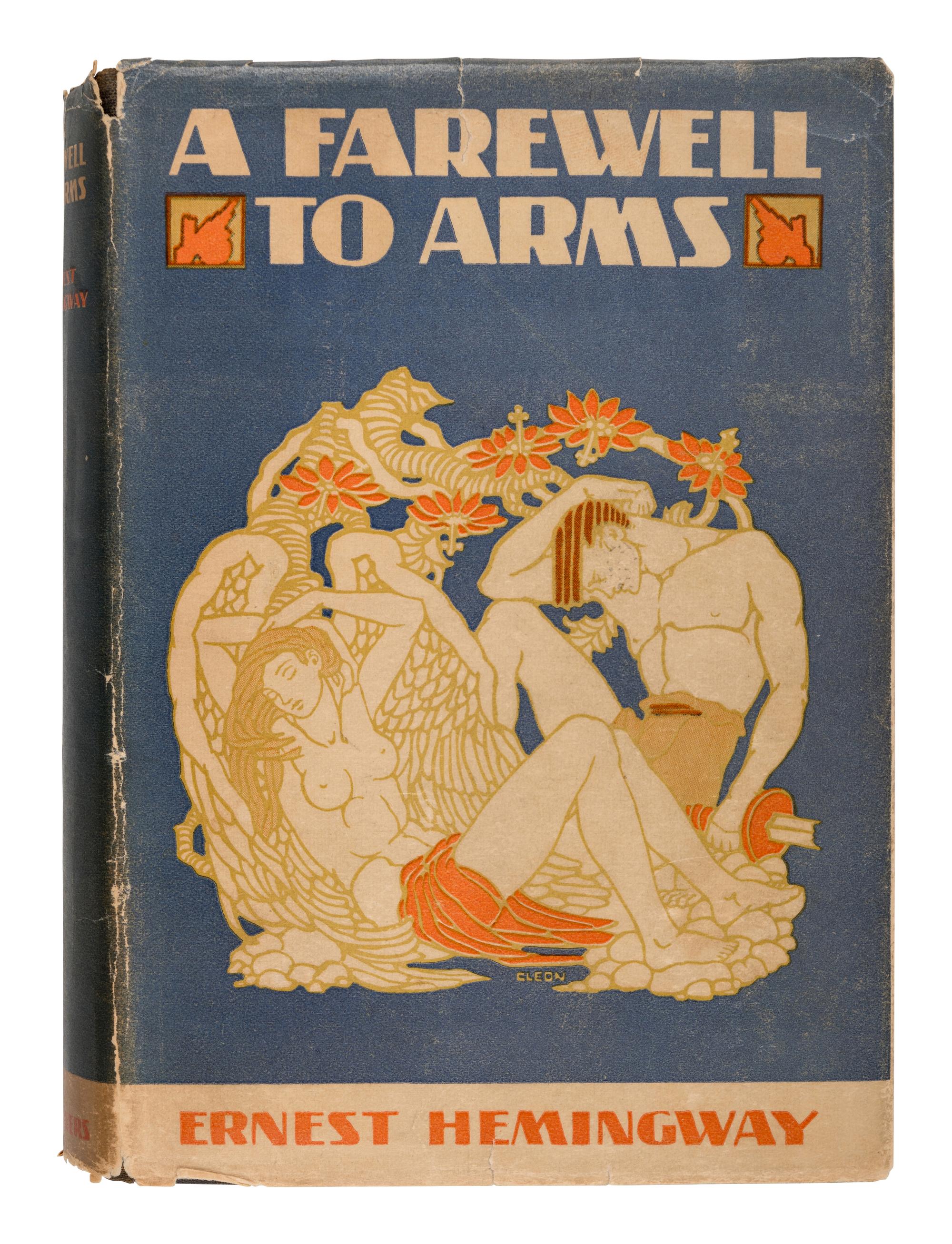 HEMINGWAY, Ernest (1899-1961). A Farewell To Arms . New York: Charles Scribner's Sons, 1929.