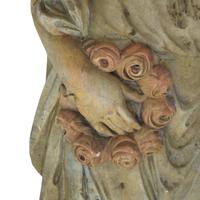 A Pair of American Composition Statues 18" W x 10" D x 61" H — United States, Circa 1900