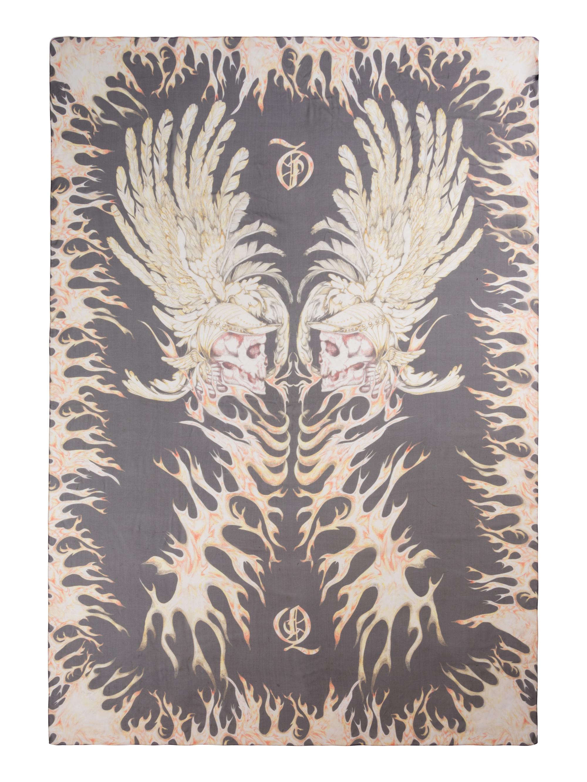 Three Designer Scarves: Alexander McQueen, Cartier & Chanel