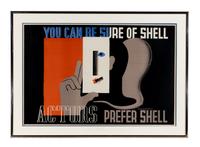 Edward McKnight Kauffer (American, 1890-1954) — You Can Be Sure of Shell / Actors Prefer Shell , 1933