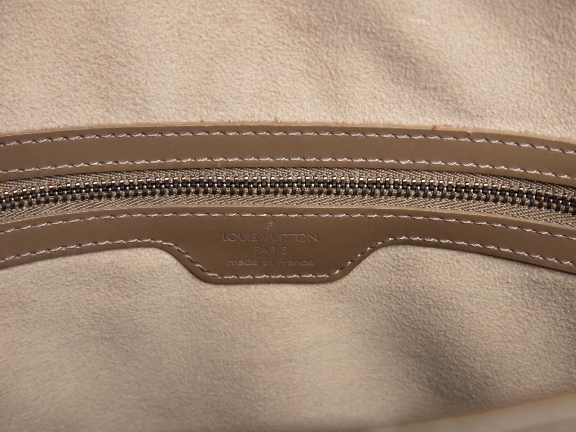 Louis Vuitton, Khaki Epi Leather Lussac Bag
