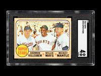 A 1968 Topps Super Stars Baseball Card No. 490 (SGC 4 VG/EX)